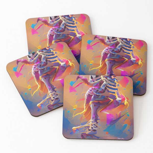 Item preview, Dancing Skeleton  | Artificial Inteligence Generated Art designed and sold by AllAboutAI.