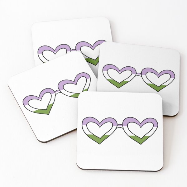 Item preview, Genderqueer pride flag heart shaped rainbow sunglasses designed and sold by taylor-lang.