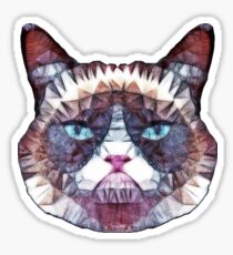 abstract cat Sticker