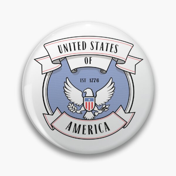 Item preview, United states of America USA sticker designed and sold by fiskooriginal.