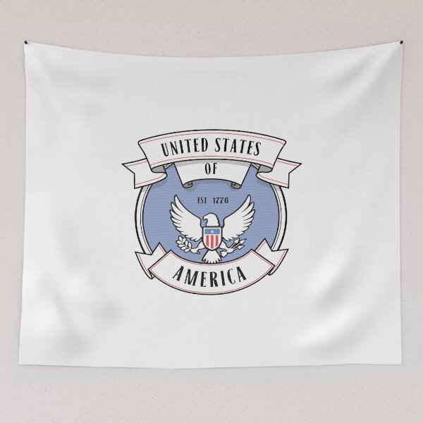 Item preview, United states of America USA sticker designed and sold by fiskooriginal.