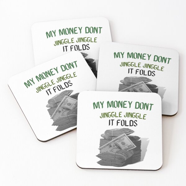Item preview, My money don't jiggle jiggle it folds designed and sold by HdanRDesign.