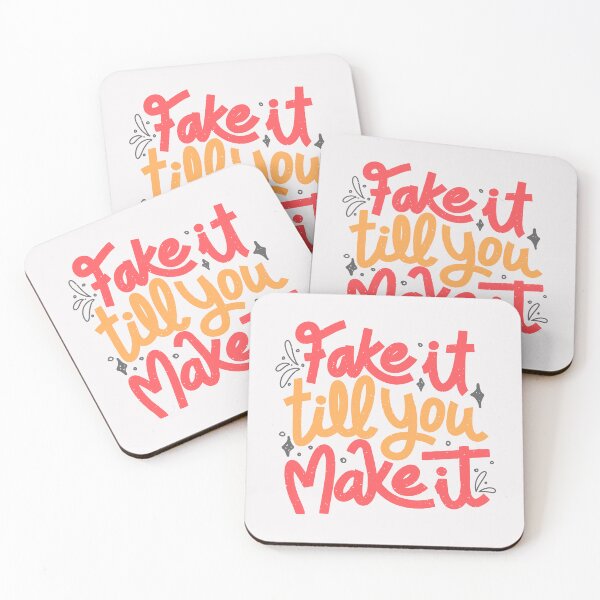 Item preview, Fake it till you make it by Tobe Fonseca designed and sold by Tobe Fonseca®.