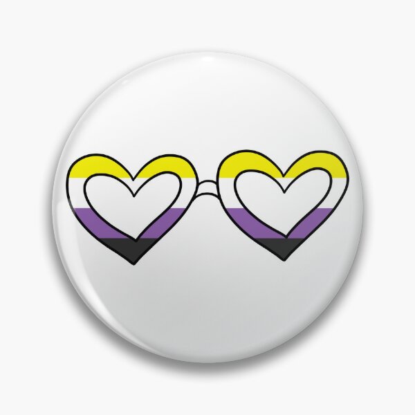 Item preview, Nonbinary pride flag heart shaped rainbow sunglasses designed and sold by taylor-lang.