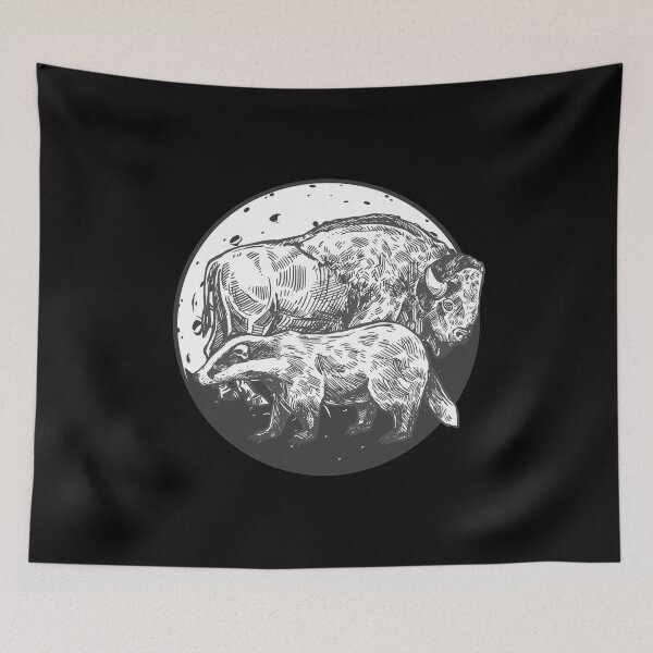 Item preview, Animal Friends On The Moon designed and sold by MixyMugs.