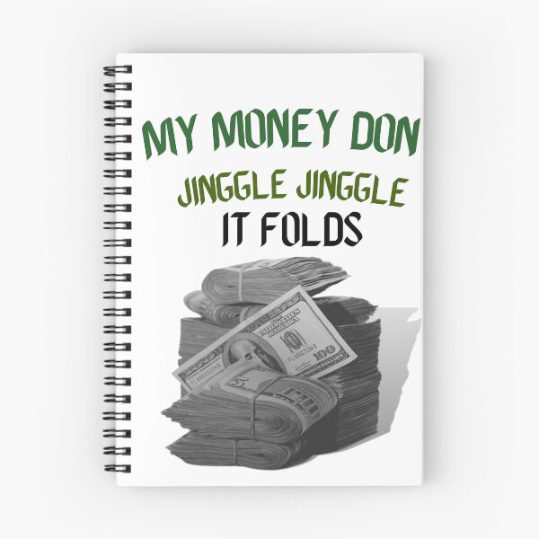 Item preview, My money don't jiggle jiggle it folds designed and sold by HdanRDesign.