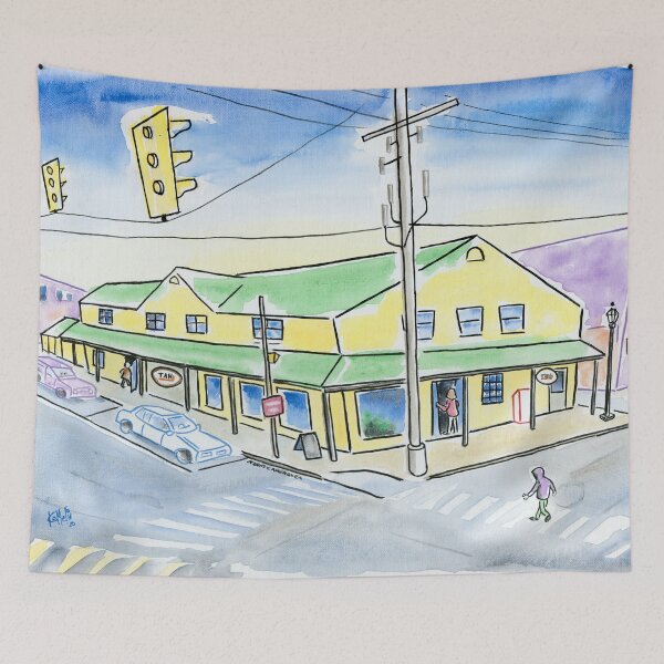 Item preview, Meeting Place at the Town Cafe designed and sold by Kevin Cameron.