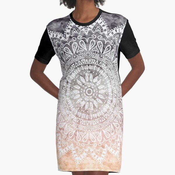BOHEMIAN HYGGE MANDALA Vestido camiseta