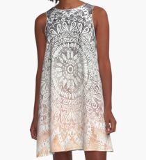 BOHEMIAN HYGGE MANDALA A-Line Dress