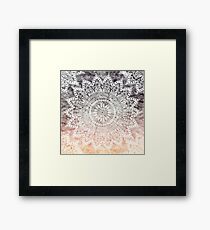 Lámina enmarcada BOHEMIAN HYGGE MANDALA