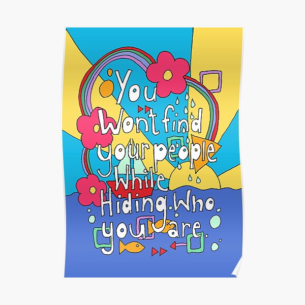 find-your-people-quote-poster-for-sale-by-kezylou-redbubble