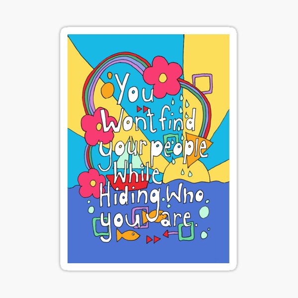 find-your-people-quote-sticker-for-sale-by-kezylou-redbubble