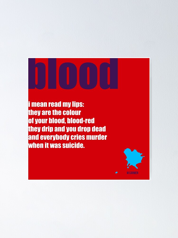 Thumbnail 1 of 3, Poster, BLOOD love tablet designed and sold by MCANTO.