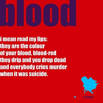 Artwork thumbnail, BLOOD love tablet by MAGDALENE CARMEN