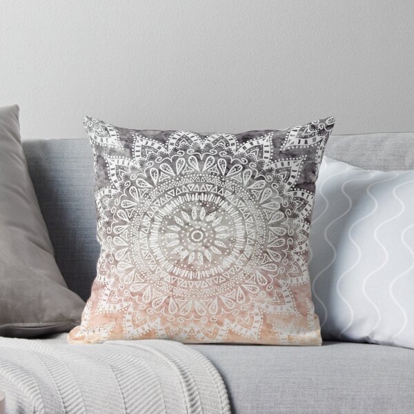 BOHEMIAN HYGGE MANDALA Throw Pillow