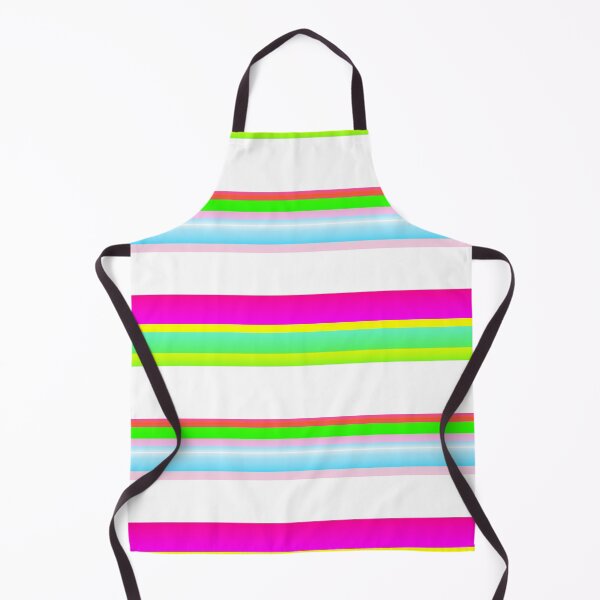 Item preview, White multicolored stripes designed and sold by lausn.