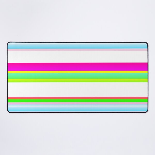 Item preview, White multicolored stripes designed and sold by lausn.