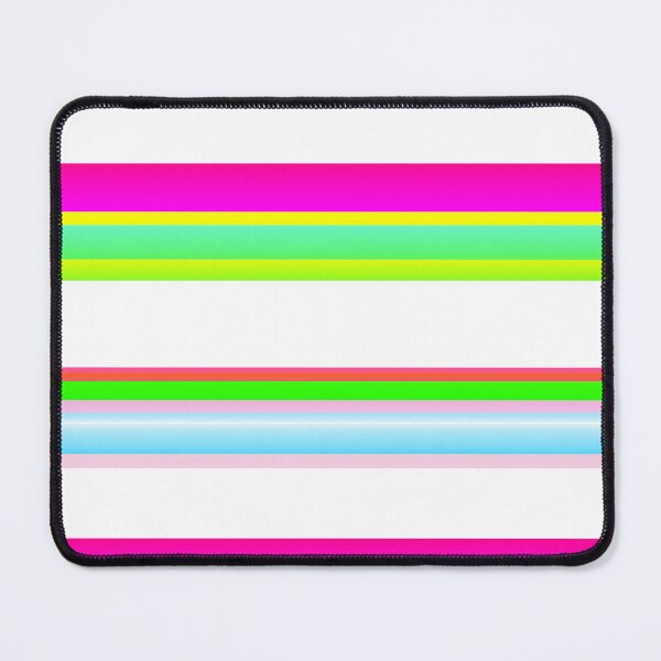 Item preview, White multicolored stripes designed and sold by lausn.