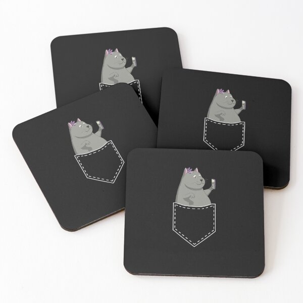 Item preview, Cat in Pocket Retro Kawaii Anime Cat Lover Video Blogger designed and sold by r-silver.