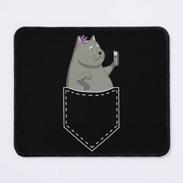 Item preview, Cat in Pocket Retro Kawaii Anime Cat Lover Video Blogger designed and sold by r-silver.