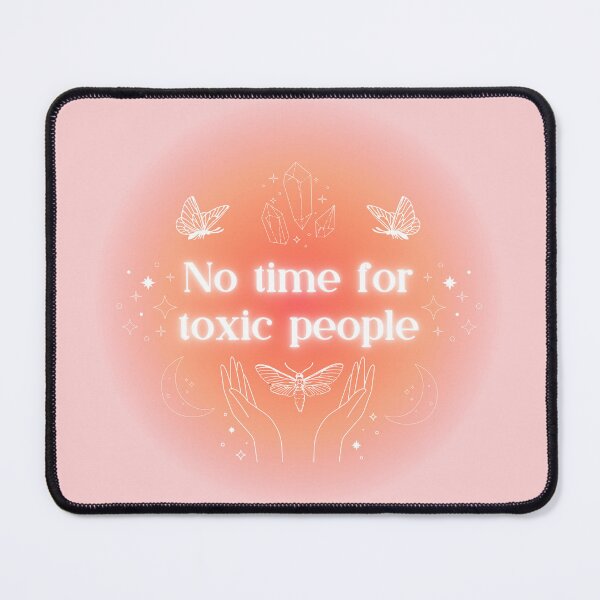 Item preview, No time for toxic people aesthetic design in orange designed and sold by Holly-berry-art.