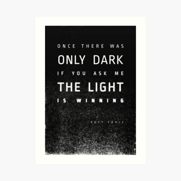 LIGHT vs. DARK Kunstdruck