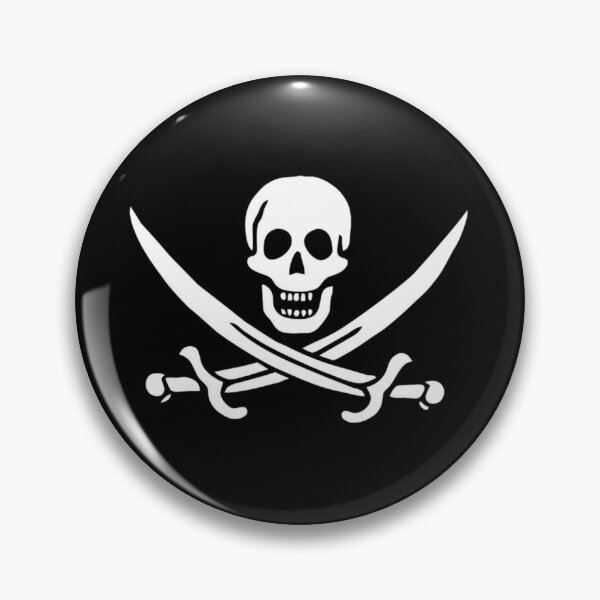 Item preview, Pirate Flag of Jack Rackham 1682-1720 designed and sold by bayberrygal.