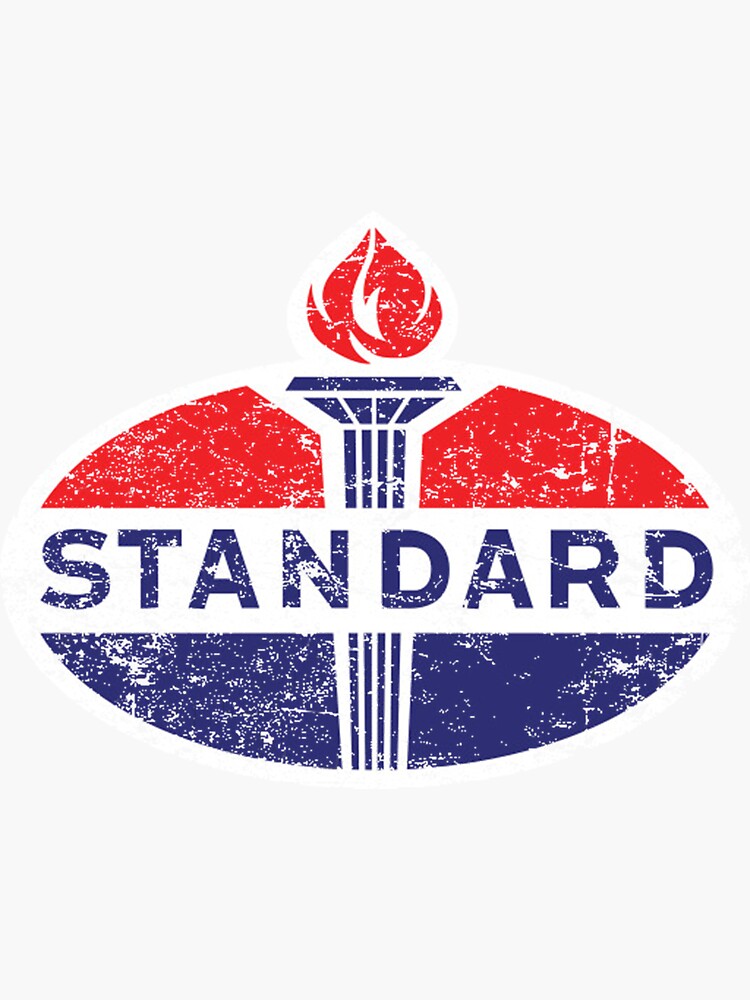 "Standard Oil TShirt" Sticker for Sale by AnteroDaniel Redbubble