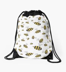 Buzzing Bumble Bees - A tribute to the bees of the world. Drawstring Bag