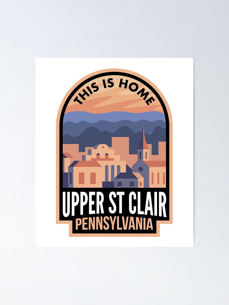 Thumbnail 1 von 3, Poster, Downtown Upper St Clair Pennsylvania This is Home designt und verkauft von HalpinDesign.