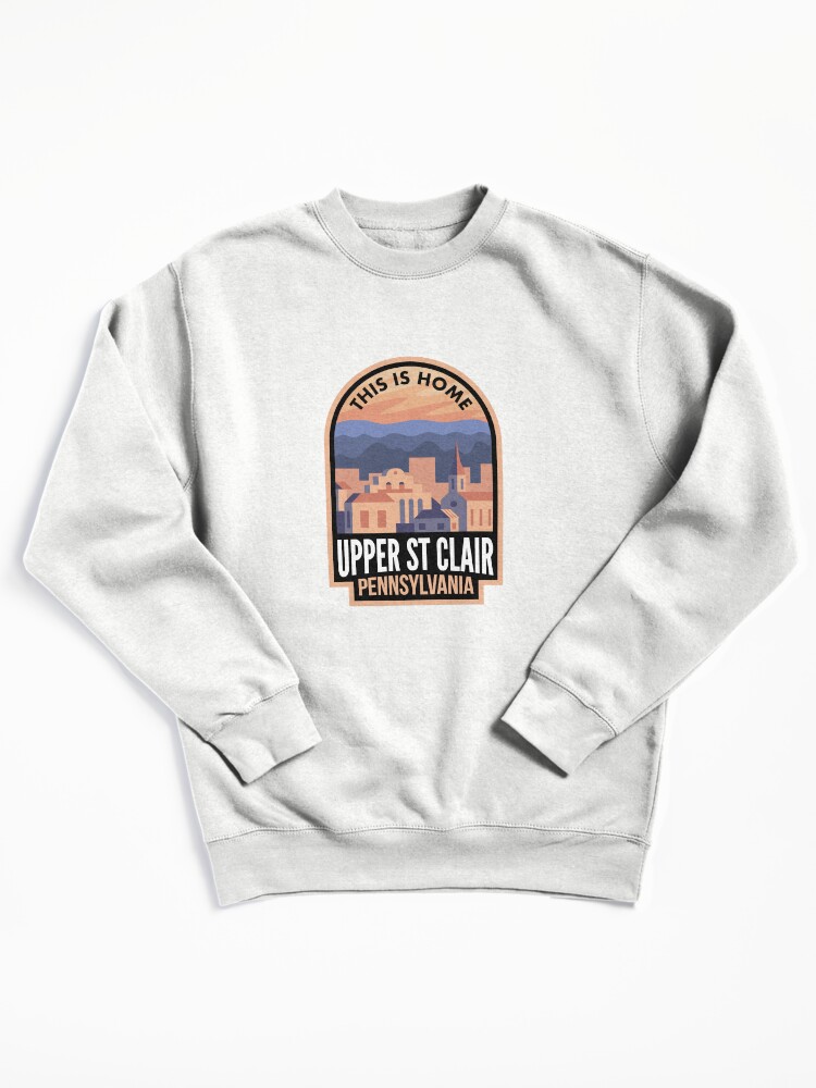 Imagen 1 de 6, Sudadera sin capucha con la obra Downtown Upper St Clair Pennsylvania This is Home, diseñada y vendida por HalpinDesign.