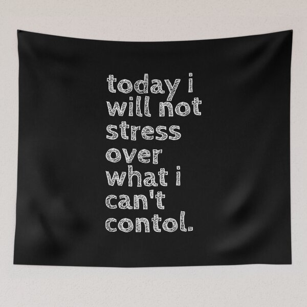 Item preview, Today I will not stress over what I can't control designed and sold by ApparelFactory.