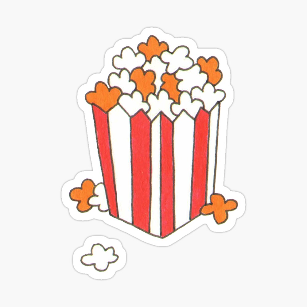 POPCORN ACRYLIC PIN, PATCHES AND PINS