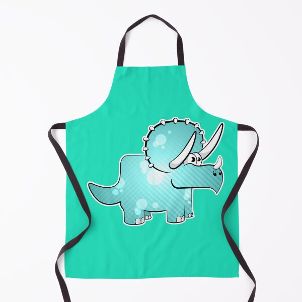 Item preview, Cute Turquoise Triceratops Dinosaur designed and sold by urbancrab.