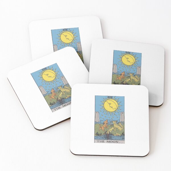 Item preview, The Moon, Raider Waite Tarot, Divination Tarot  designed and sold by snowshade.