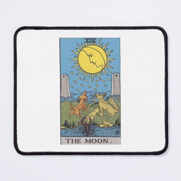 Item preview, The Moon, Raider Waite Tarot, Divination Tarot  designed and sold by snowshade.