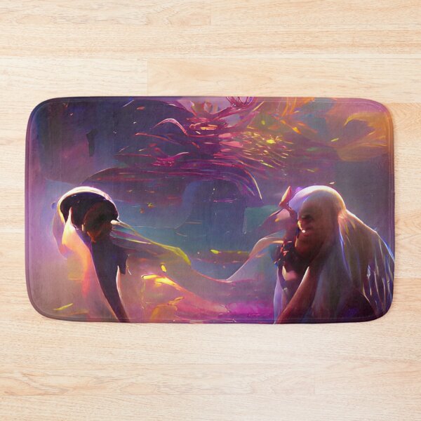 Item preview, Floating | Artificial Inteligence Generated Art designed and sold by AllAboutAI.