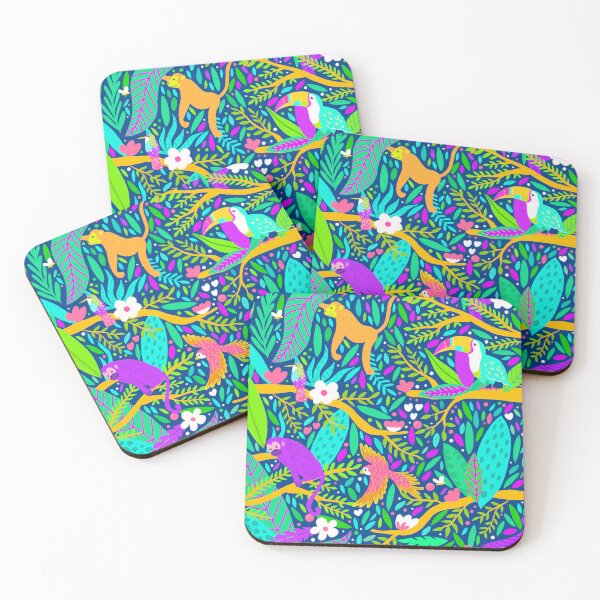Item preview, Joyful Jungle - Vibrant designed and sold by latheandquill.