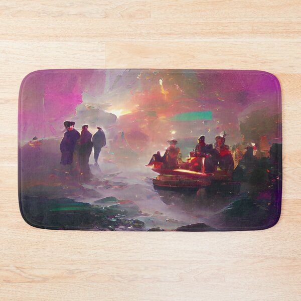 Item preview, Floating  | Artificial Inteligence Generated Art designed and sold by AllAboutAI.