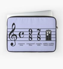 Wibbly-wobbly timey-wimey Laptop Sleeve