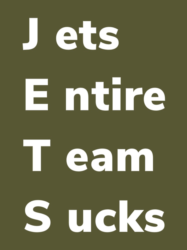 2 This Team Sucks! NY Jets Parody Stickers