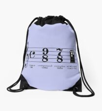 Wibbly-wobbly timey-wimey Drawstring Bag