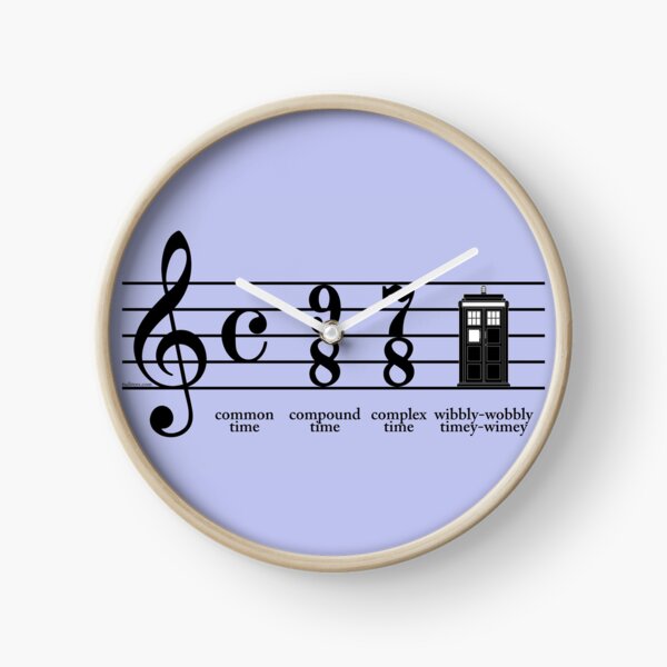 Wibbly-wobbly timey-wimey Clock