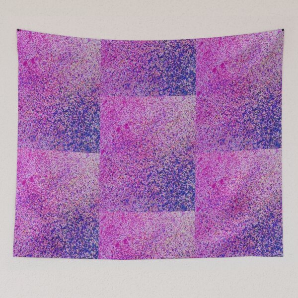 Item preview, Carnival Blue and Purple Ink Art designed and sold by Paulele.