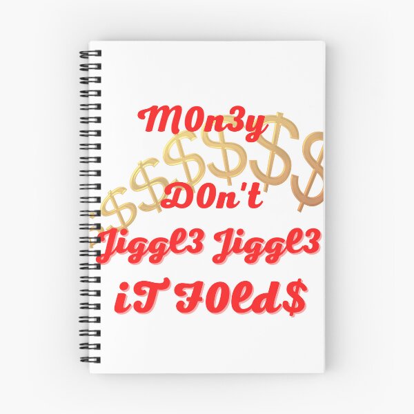 Item preview, My money don't jiggle jiggle it folds designed and sold by HdanRDesign.