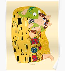 Klimt muppets Poster