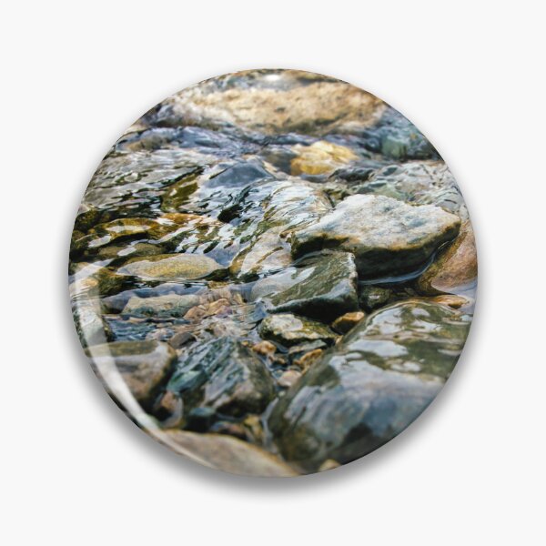 Item preview, River Washing Over Stones - Mountain Tranquility designed and sold by Andreea Eva Herczegh.