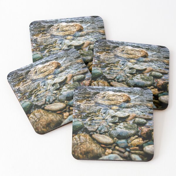 Item preview, River Washing Over Stones - Mountain Tranquility designed and sold by Andreea Eva Herczegh.