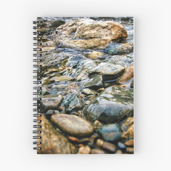 Item preview, River Washing Over Stones - Mountain Tranquility designed and sold by Andreea Eva Herczegh.