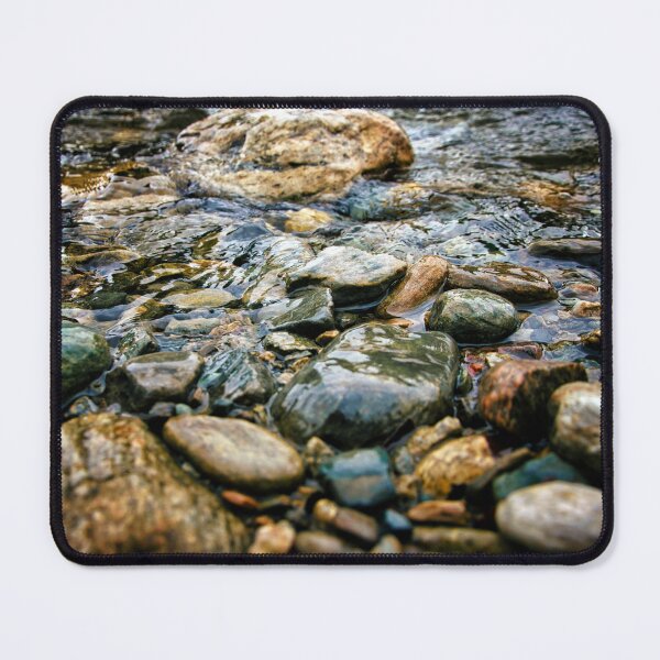 Item preview, River Washing Over Stones - Mountain Tranquility designed and sold by Andreea Eva Herczegh.